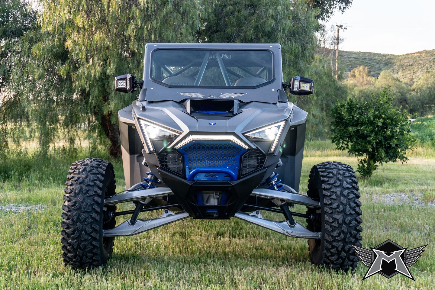 Polaris Pro R 4-Seat Stock Point Roll Cage