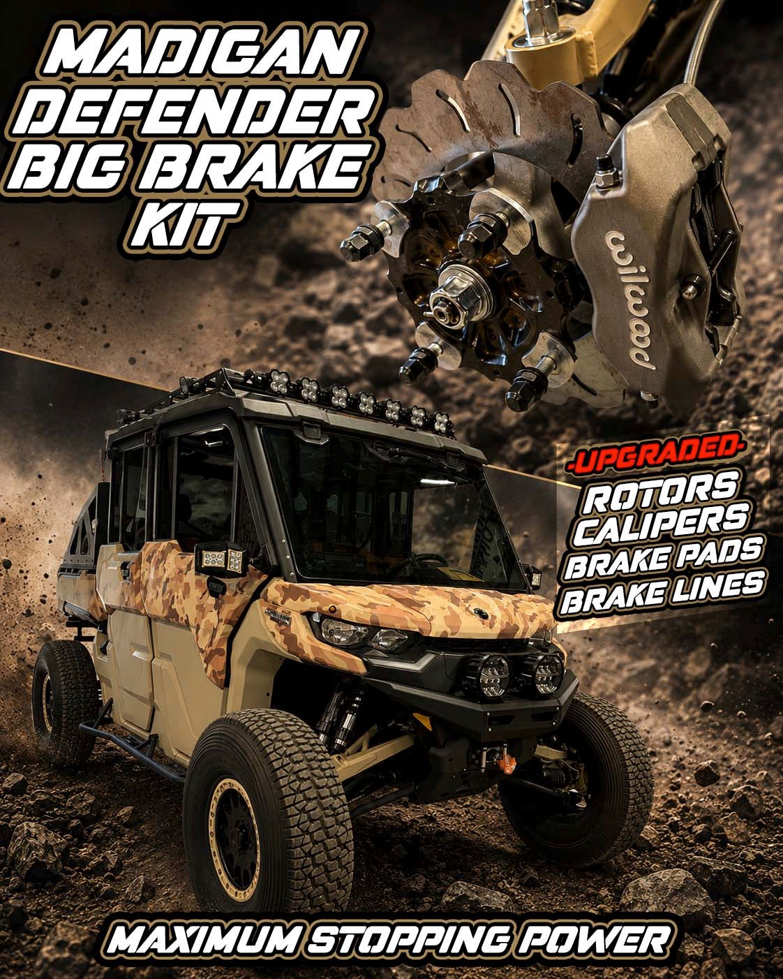 MADIGAN DEDENDER BIG BRAKE KIT