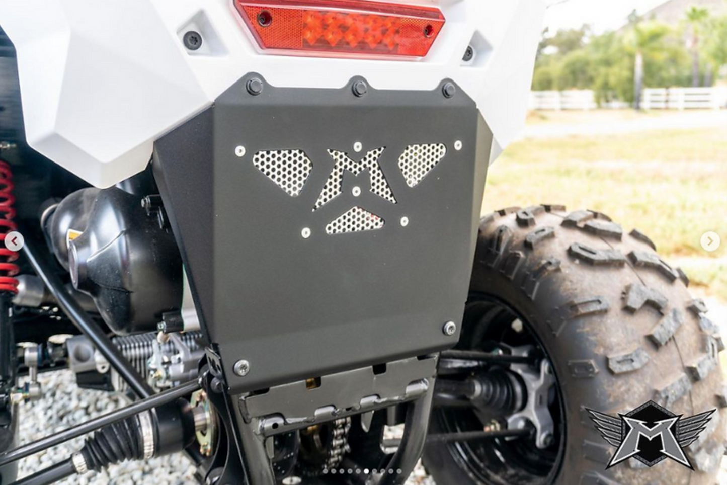 RZR 200 EXHAUST COVER