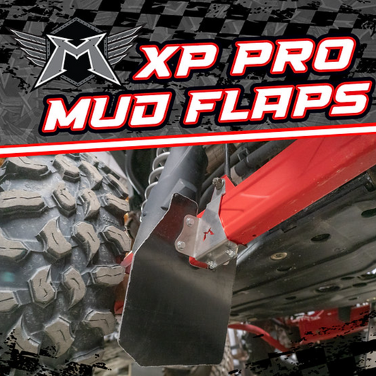 Polaris XP Pro Rear Mud Flap Kit